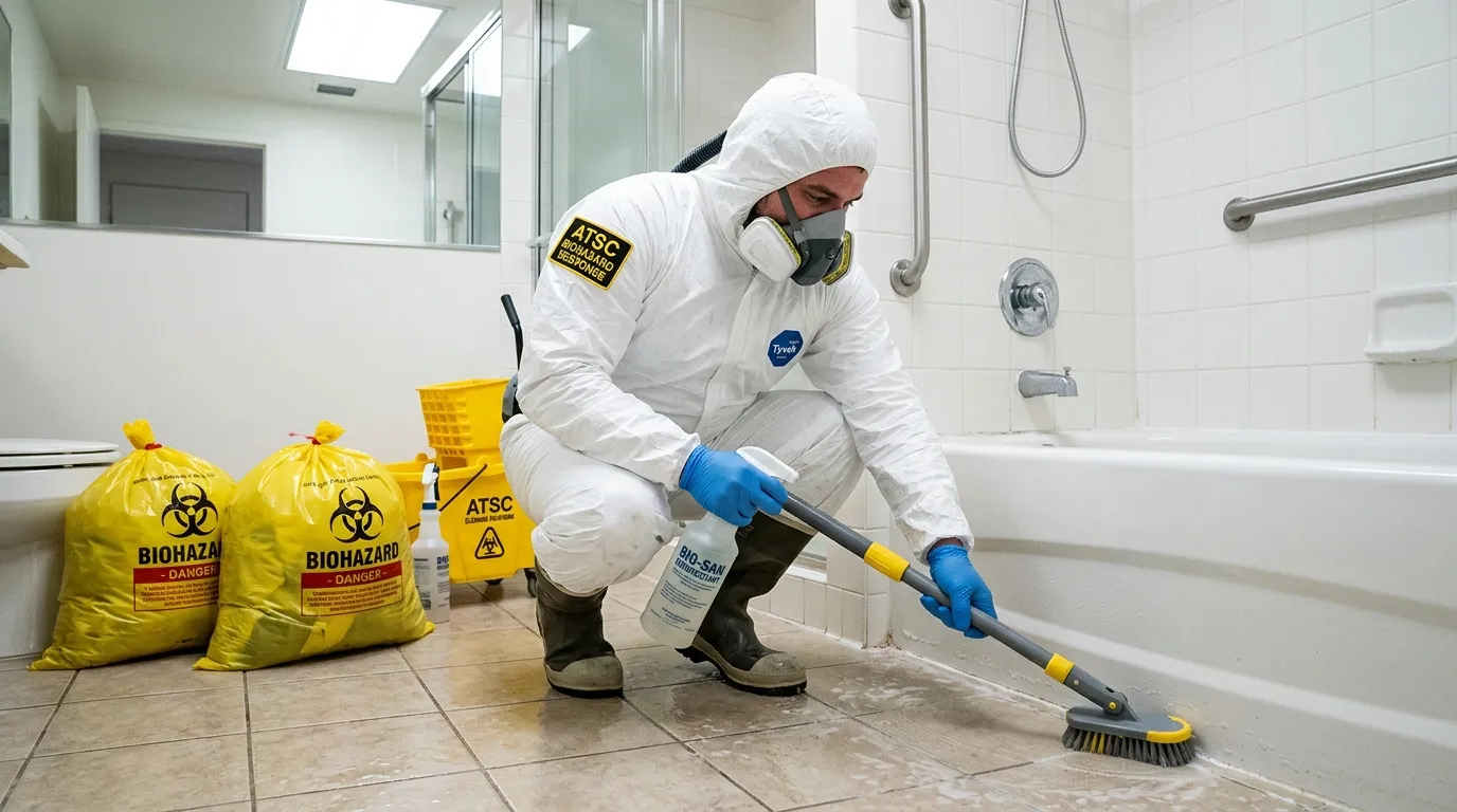 Decontamination equipment deployed for Blood Cleanup in Gilbert